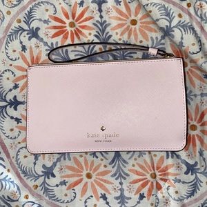 KATE SPADE pink wristlet